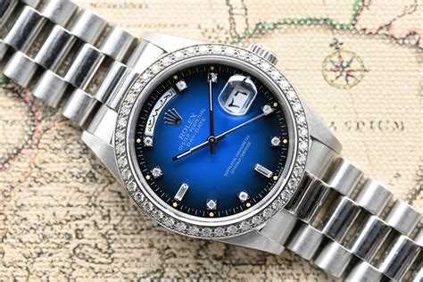 rolex blue vignette dial